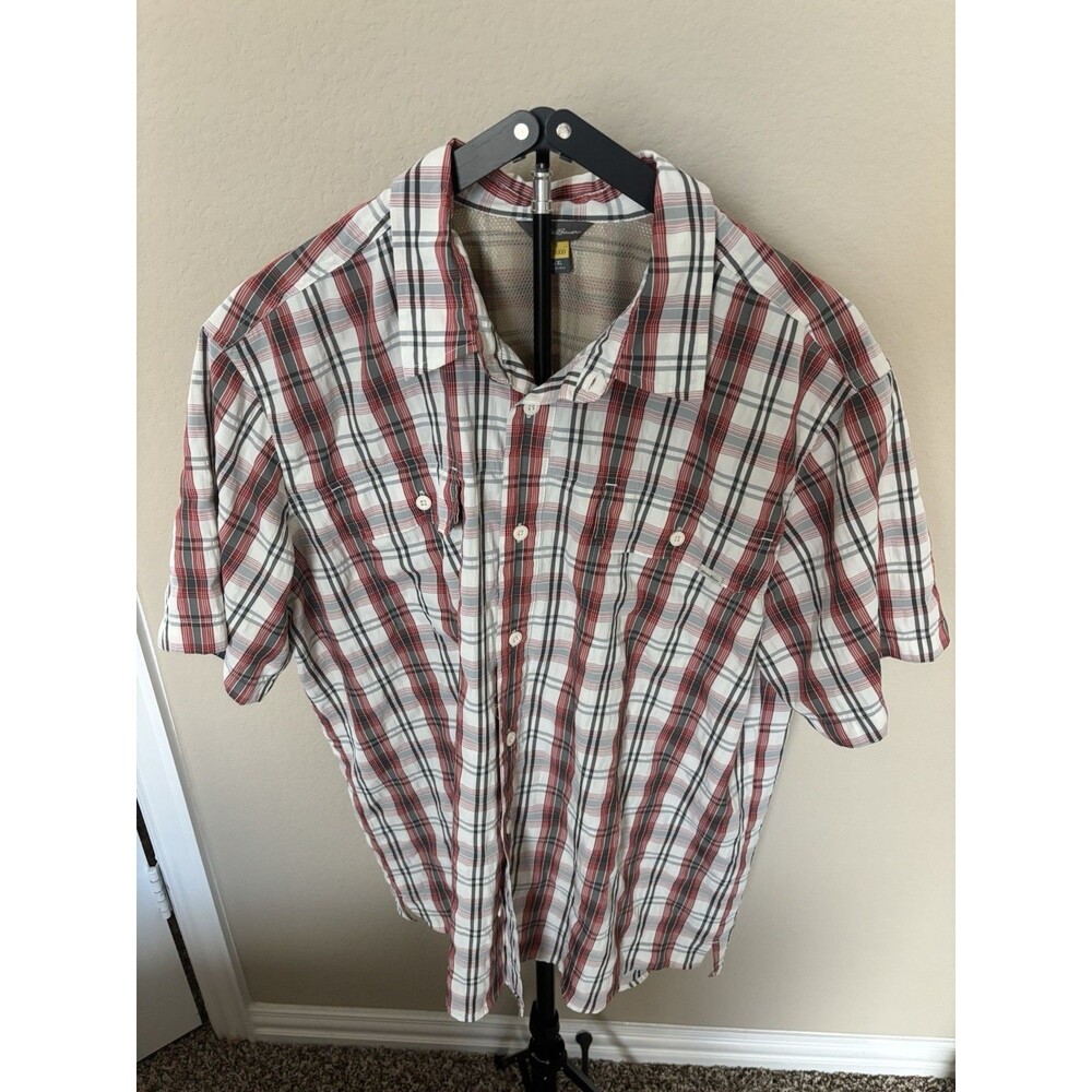 Eddie Bauer Men’s Button Up Short Sleeve Shirt